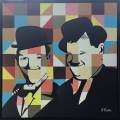 Laurel & Hardy 60 x 60